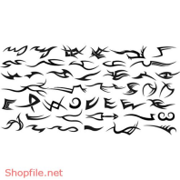 Hình Xăm Vector Decal Thiết Kế Hoa văn