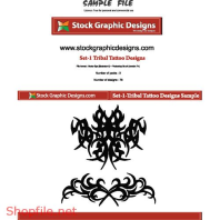 Vector Hình Xăm Decal Thiết Kế Hoa văn Ấn Tượng