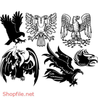 Vector Hình Xăm Decal Thiết Kế Hình Thú