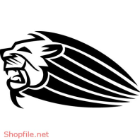 Hình Xăm Vector Decal Thiết Kế Đầu Thú Độc Đáo