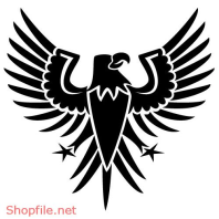 Vector Hình Xăm Decal Thiết Kế Đại Bàng