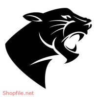 Vector Hình Xăm Decal Thiết Kế Đầu Thú