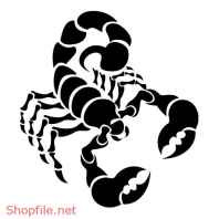 Vector Hình Xăm Decal Thiết Kế Bọ Cạp
