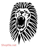 Vector Hình Xăm Decal Thiết Kế Đầu Thú