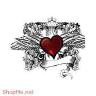 Hình Xăm Vector Decal Thiết Kế Trái Tim