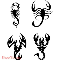 Vector Hình Xăm Decal Thiết Kế Hình BỌ Cạp