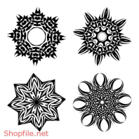 Vector Hình Xăm Thiết kế Họa Tiết Độc Đáo