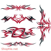 Vector Hình Xăm Decal Thiết kế Ấn Tượng