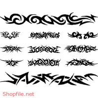 Vector Hình Xăm Decal Thiết kế Ấn Tượng