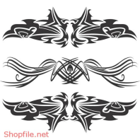 Hình Xăm Vector  Decal Thiết kế Độc Đáo