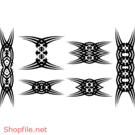 Hình Xăm Vector  Decal Thiết kế Độc Đáo