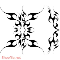 Hình Xăm Vector  Decal Thiết kế Độc Đáo Ấn Tượng