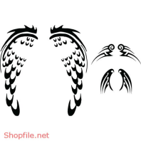 Hình Xăm Vector  Decal Thiết kế Độc Đáo Ấn Tượng