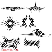 Hình Xăm Vector  Decal Thiết kế Độc Đáo Ấn Tượng