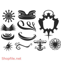 Hình Xăm Vector  Decal Thiết kế Độc Đáo Ấn Tượng