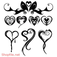 Hình Xăm Vector  Decal Thiết kế Hoa Văn