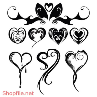 Hình Xăm Vector  Decal Thiết kế Hoa Văn