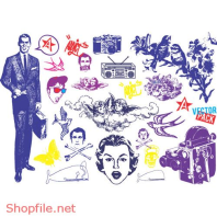 Hình Xăm Vector  Decal Thiết kế Người Màu  Ấn Tượng