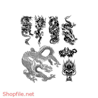 Vector Decal Thiết kế Hình Thú Độc Đáo Ấn Tượng