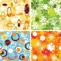 Pattern flower vector đẹp