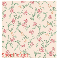 Vector Mẩu pattern  Hoa độc đáo