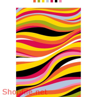 Vector Mẩu pattern bảy sắc cầu vòng độc đáo