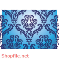 Vector Mẩu pattern hoa văn in ấn