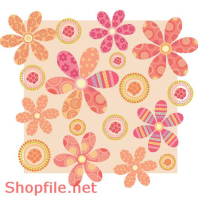 vector Flower stye&Pattern