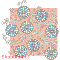 Mẩu pattern flower độc đáo