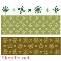 Flower patter Vector sang trọng &stye