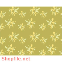 Vector Mẩu pattern Hoa với những màu sắc rực rở