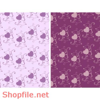 Vector Mẩu pattern Hoa với những màu sắc rực rở