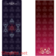 Vector Mẩu pattern Hoa với những màu sắc rực rở