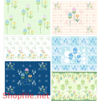 Đồ họa hoa văn flower tươi sáng