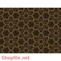 Vector Pattern Hoa Lá Sang Trọng