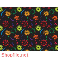 Vector Pattern Hoa Lá Sang Trọng