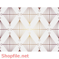 Vector Pattern Hoa Lá Sang Trọng