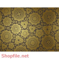 Mẩu hoa trang trí với những màu sắc rực rở