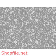 Mẩu hoa trang trí với những màu sắc rực rở