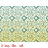 Pattern màu hoa đồ họa vector