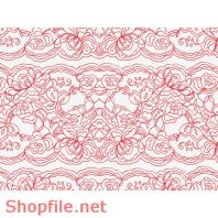 Mẩu hoa tươi sáng vector liền mạch