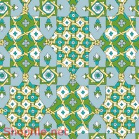 Pattern trang trí vector rực rỡ