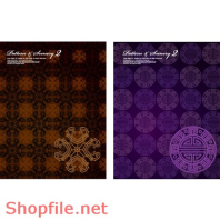 Hoa Văn Liền Mạch In Ấn