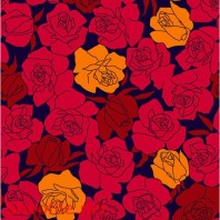 Vector Mẫu pattern Hoa Lá