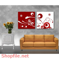 Tranh dán tường hoa văn đẹp