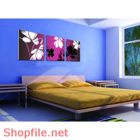 Tranh dán tường hoa đồng tiền