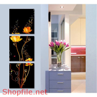 Tranh dán tường hoa sen