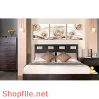 Tranh dán tường hoa hồng trắng