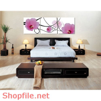 Tranh dán tường hoa mẫu đơn