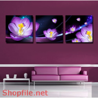 Tranh dán tường hoa lan